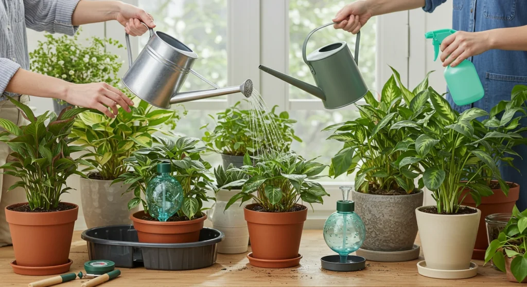 Watering Plants: 5 Expert-Approved Ways To Boost Growth 2 Best watering techniques for houseplants