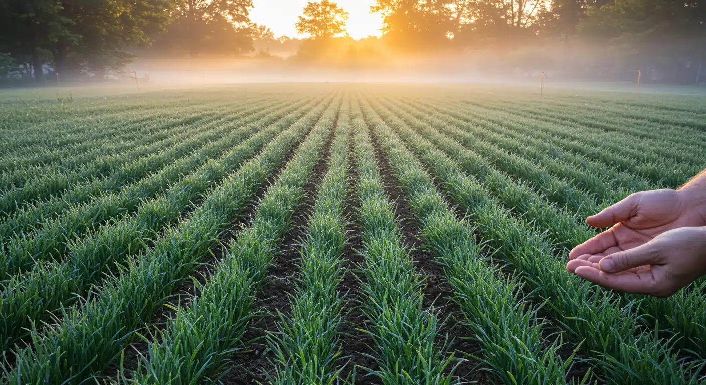 Planting Blue Wheat