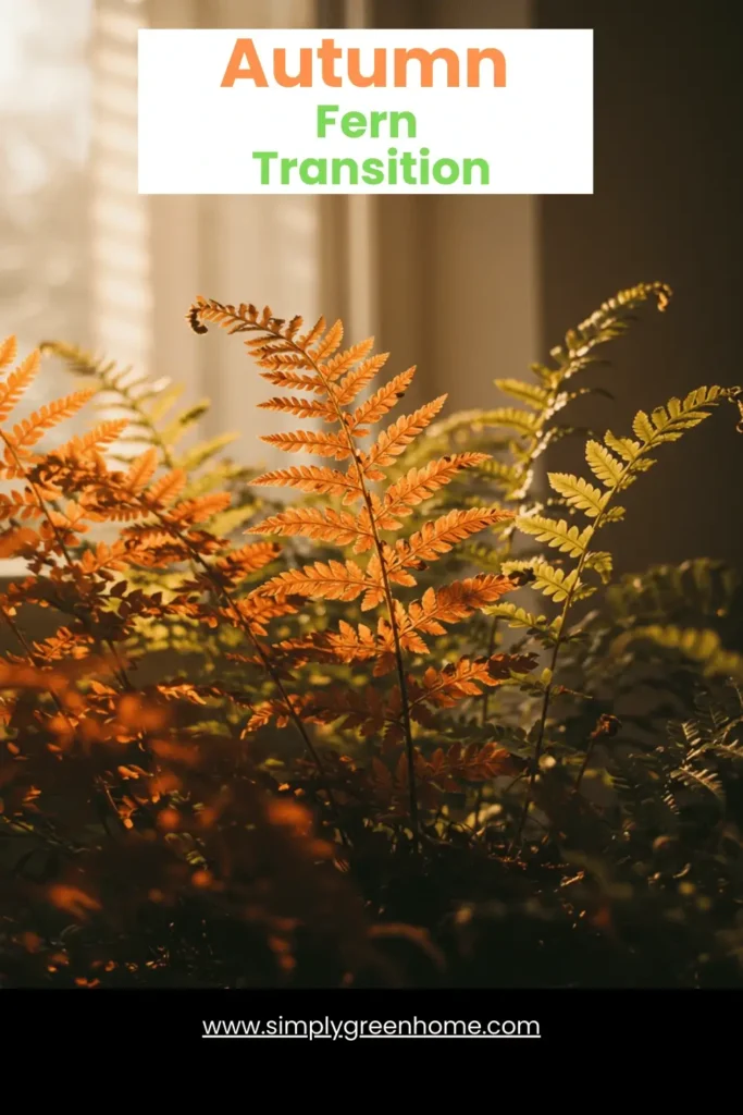 Shifting Hues: 10 Indoor Plants That Reveal Their True Colors 6 Autumn Fern Transition
