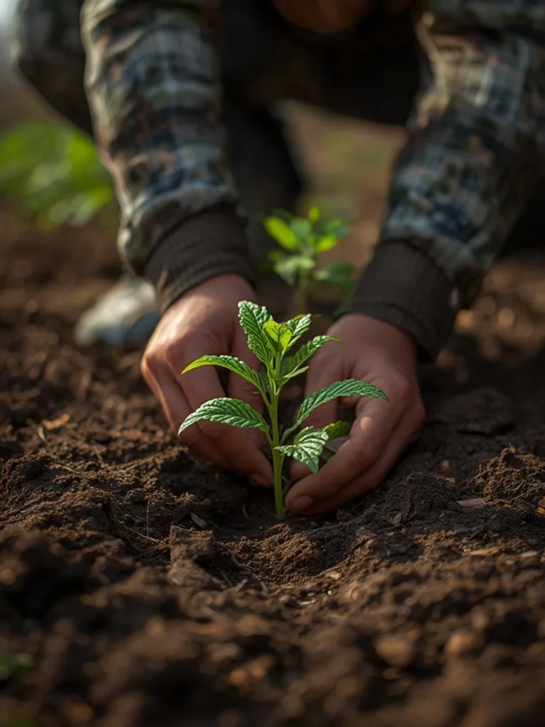 Monstera plant Planting