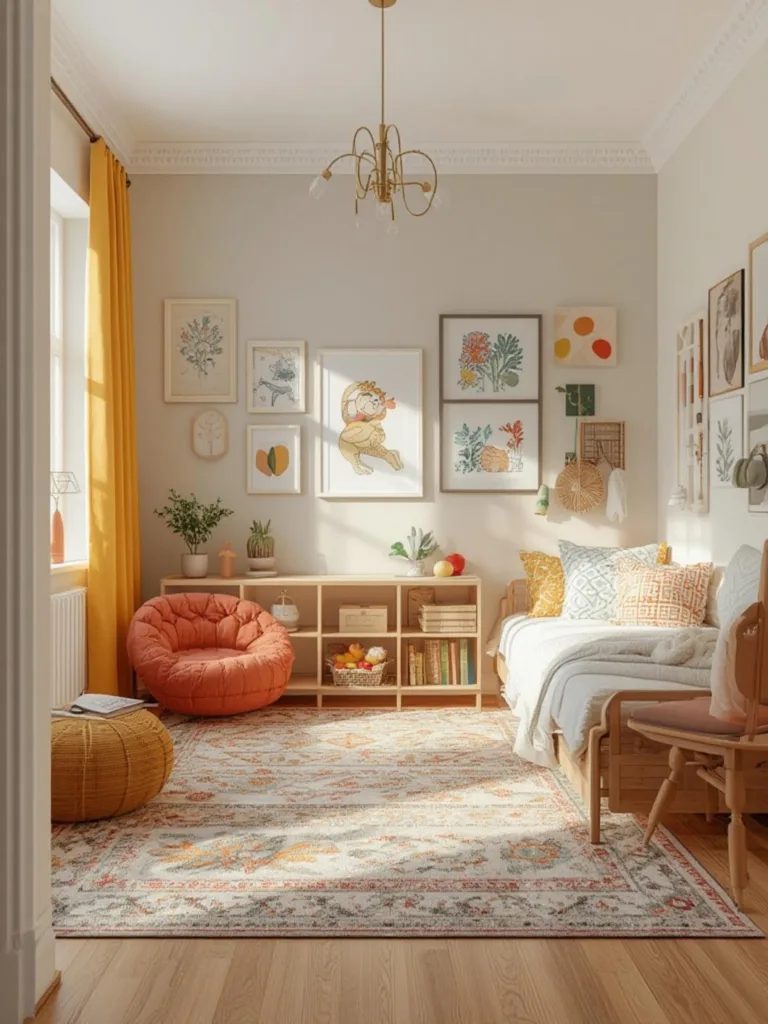 colorful kids room