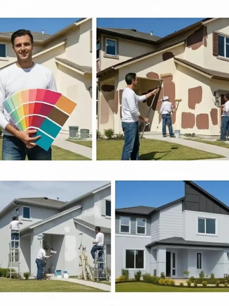 exterior paint color palettes​ process