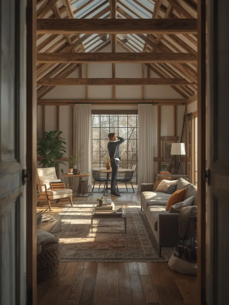 modern barndominium Planting