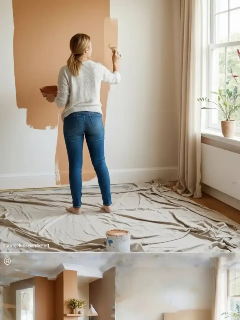 palette warm light brown paint colors process