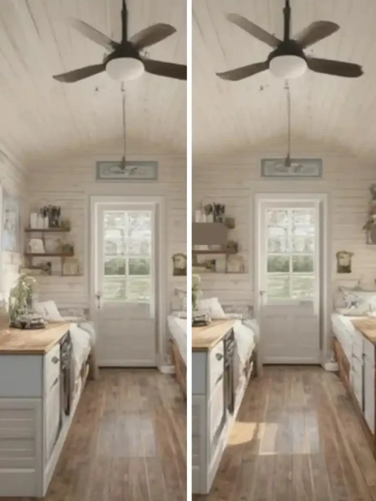 tiny home interior steps