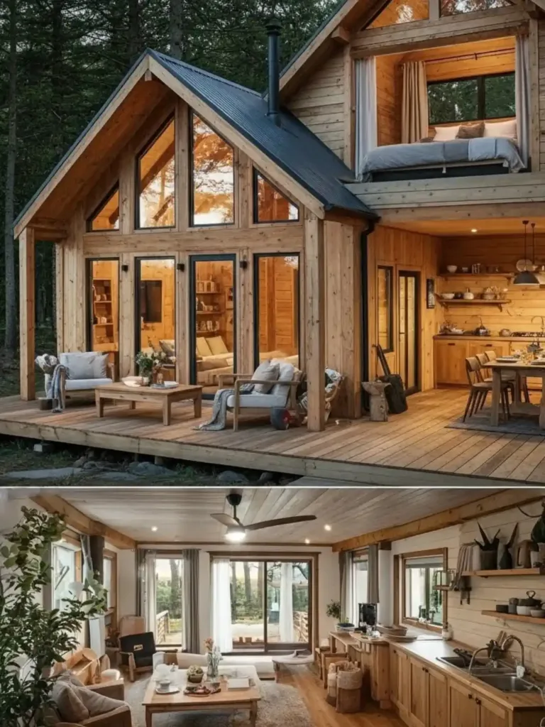 2 bedroom cabin designs process