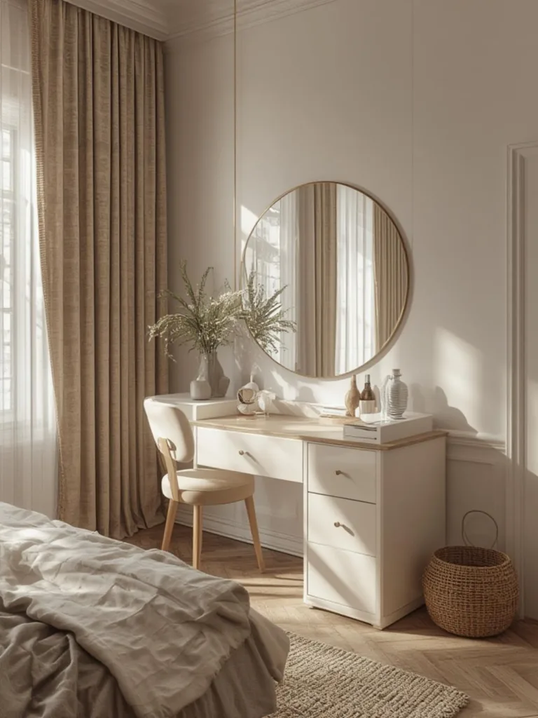 vanity ideas bedroom aesthetic