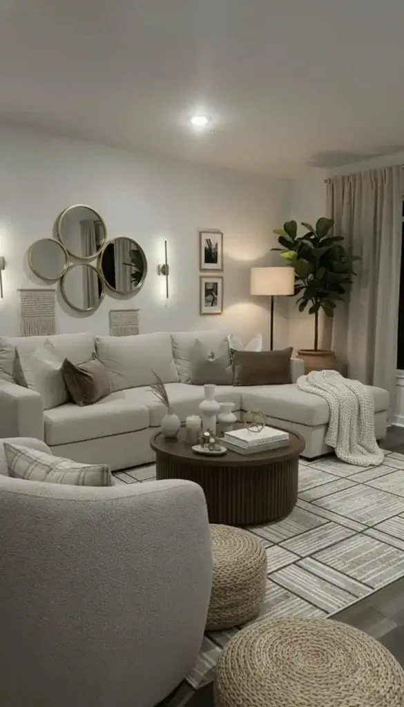 Embracing Organic Modern Living Rooms